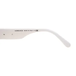 Versace White/Black 2150-Q Aviator Sunglasses For Women -Versace Official Website luxury women versace used accessories p185397 003