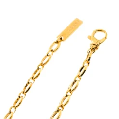 Versace Yellow Gold Tone Medusa Charm Chain Link Belt For Women -Versace Official Website luxury women versace used accessories p273038 004