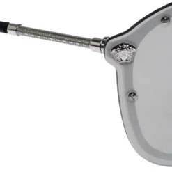 Versace Silver Mirror MOD.2180 Shield Sunglasses For Women -Versace Official Website luxury women versace used accessories p285565 004
