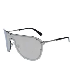Versace Silver Mirror MOD.2180 Shield Sunglasses For Women -Versace Official Website luxury women versace used accessories p285565 006
