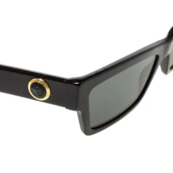 Versace Black Medusa Ares Square Sunglasses For Women -Versace Official Website luxury women versace used accessories p358278 002