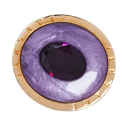 Versace Enamel Crystal Gold Tone Cocktail Ring Size 59 For Women 9 Versace Enamel Crystal Gold Tone Cocktail Ring Size 59 For Women -Versace Official Website luxury women versace used accessories p366023 006