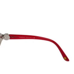 Versace Red/ Brown & Pink Gradient 2125-B Medusa Icon Aviator Sunglasses For Women -Versace Official Website luxury women versace used accessories p367307 006