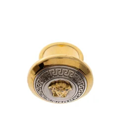 Versace Two Tone Vanitas Medusa Ring Size EU 53 For Women -Versace Official Website luxury women versace used accessories p381000 006