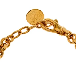 Versace Greca And Medusa Icon Chain Bracelet For Women -Versace Official Website luxury women versace used accessories p384680 004