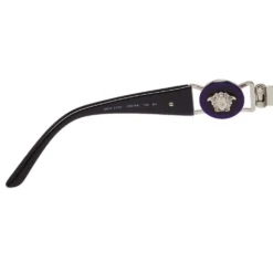 Versace Silver Tone/ Bicolor Gradient 2132 Shield Sunglasses For Women -Versace Official Website luxury women versace used accessories p396965 006