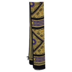 Versace Multicolor Barocco Print Silk Scarf For Women