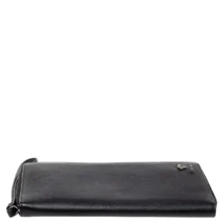 Versace Black Saffiano Leather Medusa Wallet Organizer For Women -Versace Official Website luxury women versace used accessories p408743 007