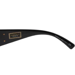 Versace Gold Tone/Grey 2197 Medusa Shield Sunglasses For Women -Versace Official Website luxury women versace used accessories p417175 006