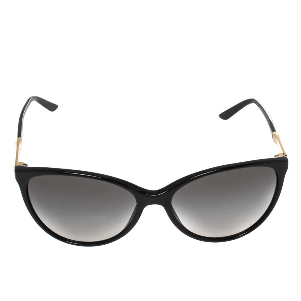 Versace Gold/Black MOD 4260 Cat Eye Gradient Sunglasses For Women 2 Versace Gold/Black MOD 4260 Cat Eye Gradient Sunglasses For Women - Image 2