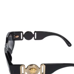 Versace Black / Grey 4361 Medusa Biggie Rectangle Sunglasses For Women -Versace Official Website luxury women versace used accessories p498137 004