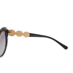 Versace Black Acetate 4256-B Medusa Embellished Gradient Oversized Sunglasses For Women -Versace Official Website luxury women versace used accessories p502188 004