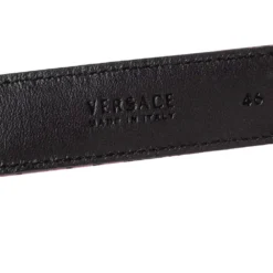 Versace Multicolor Printed Nylon Medusa Buckle Belt 95 CM For Women -Versace Official Website luxury women versace used accessories p502420 006