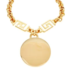 Versace Gold Tone Crystal Icon Medusa Bracelet For Women -Versace Official Website luxury women versace used accessories p506060 008
