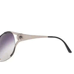 Versace Gunmetal/Blue Gradient 2107 Oversized Sunglasses For Women -Versace Official Website luxury women versace used accessories p554820 004