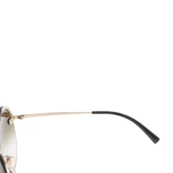 Versace Gold/Black MOD 2176 Medusa Rimless Round Sunglasses For Women 12 Versace Gold/Black MOD 2176 Medusa Rimless Round Sunglasses For Women -Versace Official Website luxury women versace used accessories p559180 003