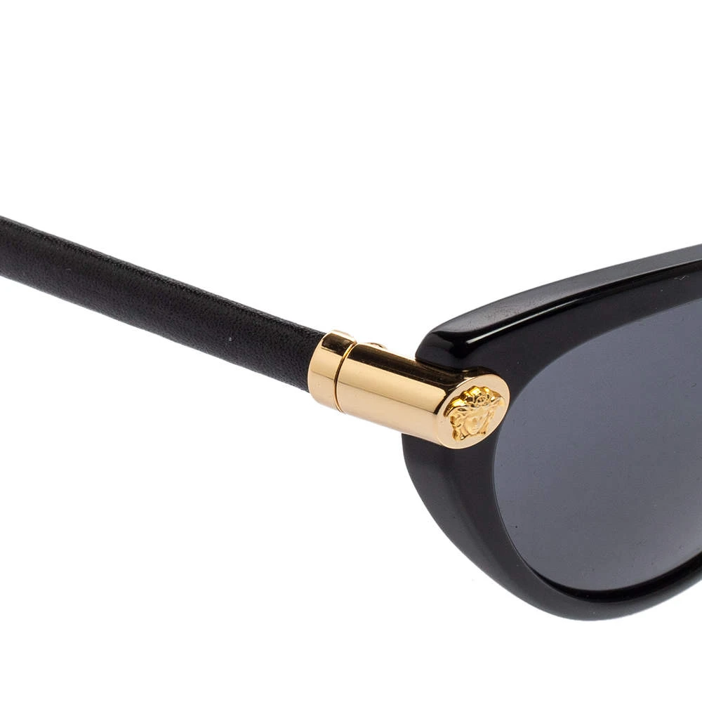 Versace Black 4365-Q Cat Eye Sunglasses For Women 4 Versace Black 4365-Q Cat Eye Sunglasses For Women - Image 4
