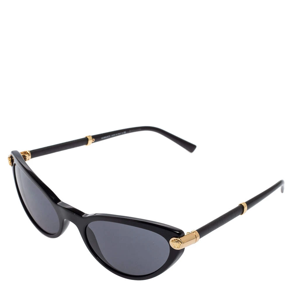 Versace Black 4365-Q Cat Eye Sunglasses For Women 3 Versace Black 4365-Q Cat Eye Sunglasses For Women - Image 3