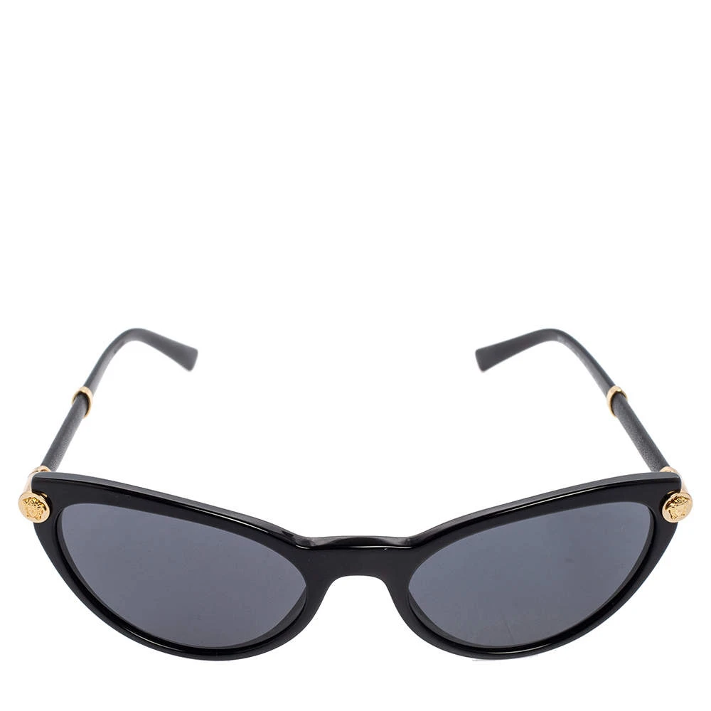 Versace Black 4365-Q Cat Eye Sunglasses For Women 2 Versace Black 4365-Q Cat Eye Sunglasses For Women - Image 2