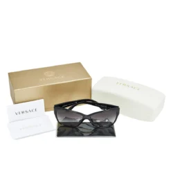 Versace Black Mod. 4277-A Medusa Gradient Square Sunglasses For Women -Versace Official Website luxury women versace used accessories p589097 001
