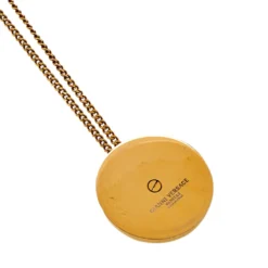 Versace Two Tone Metal Medusa Pendant Necklace For Women -Versace Official Website luxury women versace used accessories p595144 004