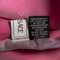 Versace Pink & Lavender Logo Fil Coupe Silk Scarf For Women -Versace Official Website luxury women versace used accessories p595328 004