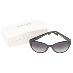 Versace Black Mod.4272 Wayfarer Gradient Sunglasses For Women -Versace Official Website luxury women versace used accessories p600396 008