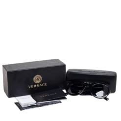 Versace Black VE 4353 Medusa Cat Eye Sunglasses For Women -Versace Official Website luxury women versace used accessories p603758 001