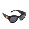 Versace Black VE 4353 Medusa Cat Eye Sunglasses For Women
