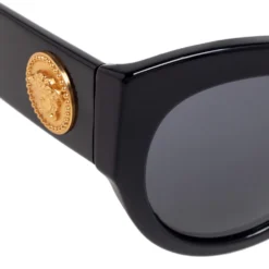 Versace Black VE 4353 Medusa Cat Eye Sunglasses For Women -Versace Official Website luxury women versace used accessories p603758 004