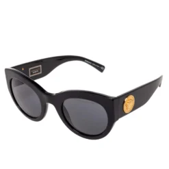 Versace Black VE 4353 Medusa Cat Eye Sunglasses For Women -Versace Official Website luxury women versace used accessories p603758 005