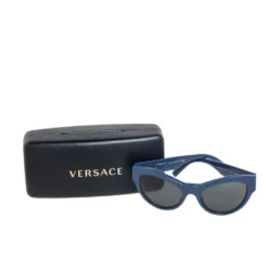 Versace Blue Mod.4253 Medusa Sunglasses For Women -Versace Official Website luxury women versace used accessories p613035 001