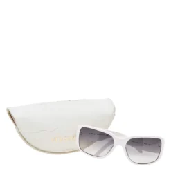 Versace White/ Grey Gradient 4110-B Square Sunglasses For Women -Versace Official Website luxury women versace used accessories p614893 008