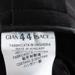 Versace Collection Black Flared Trousers M For Women -Versace Official Website luxury women versace used clothes p102837 006