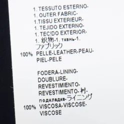 Versace Navy Blue Logo Detail Sleeveless Leather Dress S For Women -Versace Official Website luxury women versace used clothes p112433 0007