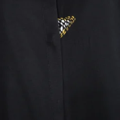 Versace Black Snail Print Long Sleeve Button Front Shirt L For Women -Versace Official Website luxury women versace used clothes p114118 0004