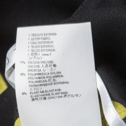 Versace Collection Black Knit Contrast Trim Logo Buckle Detail Sleeveless Dress M For Women -Versace Official Website luxury women versace used clothes p114489 006