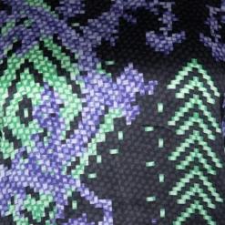 Versace Collection Black Knit Printed Silk Panel Detail Long Sleeve Top M For Women -Versace Official Website luxury women versace used clothes p118374 004