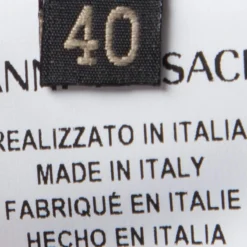 Versace Colorblock Ruffle Bottom Hem Detail Sleeveless Dress S For Women -Versace Official Website luxury women versace used clothes p125131 0006