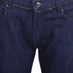 Versace Collection Indigo Dark Wash Denim Straight Fit Jeans M For Women -Versace Official Website luxury women versace used clothes p132136 0004