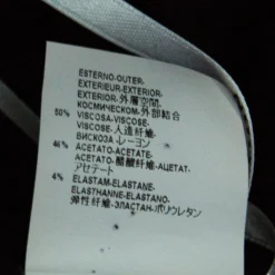 Versace Collection Black Logo Strap Slit Detail Draped Maxi Dress S For Women -Versace Official Website luxury women versace used clothes p143930 0007