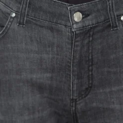 Versace Collection Grey Faded Effect Denim Trend Fit Jeans L For Women -Versace Official Website luxury women versace used clothes p152873 0004