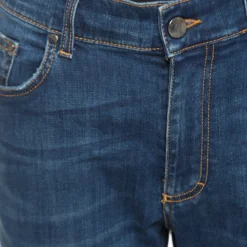 Versace Collection Indigo Faded Effect Denim Trend Fit Jeans L For Women -Versace Official Website luxury women versace used clothes p152881 0004