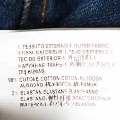 Versace Collection Indigo Faded Effect Denim Trend Fit Jeans L For Women -Versace Official Website luxury women versace used clothes p152881 0006