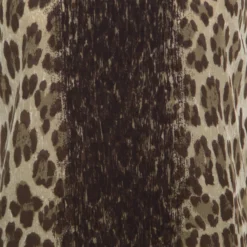 Versace Leopard And Baroque Printed Silk Shoulder Rivet Detail Top S For Women -Versace Official Website luxury women versace used clothes p156559 0005
