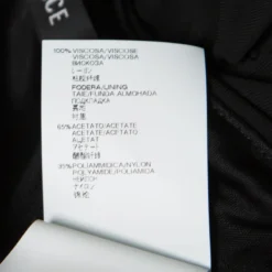 Versace Black Ruched Metal Ring Detail Sleeveless Bodycon Dress M For Women -Versace Official Website luxury women versace used clothes p157400 0007