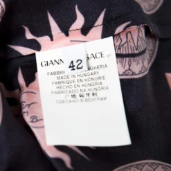 Versace Collection Multicolor Sun And Crystals Motif Printed Silk Blouse M For Women -Versace Official Website luxury women versace used clothes p159486 0006