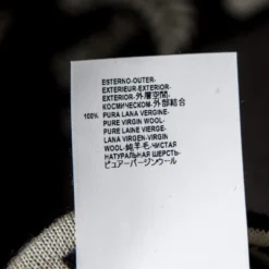 Versace Collection Monochrome Patterned Jacquard Shoulder Zip Detail Sweater L For Women -Versace Official Website luxury women versace used clothes p162697 001