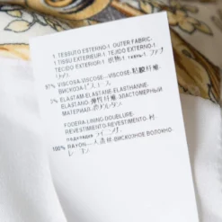 Versace Collection Cream Printed Pencil Midi Skirt M For Women -Versace Official Website luxury women versace used clothes p165929 004