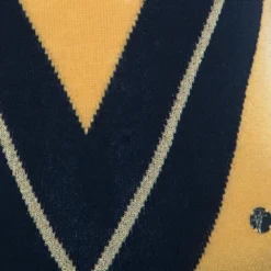 Versace Collection Multicolor Lurex Detail Short Sleeve Sweater S For Women -Versace Official Website luxury women versace used clothes p176315 007